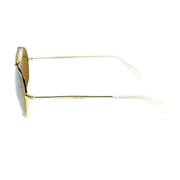 CELINE CL 41490 J5G/HR Brown Gold Aviators - Picture 4 of 4